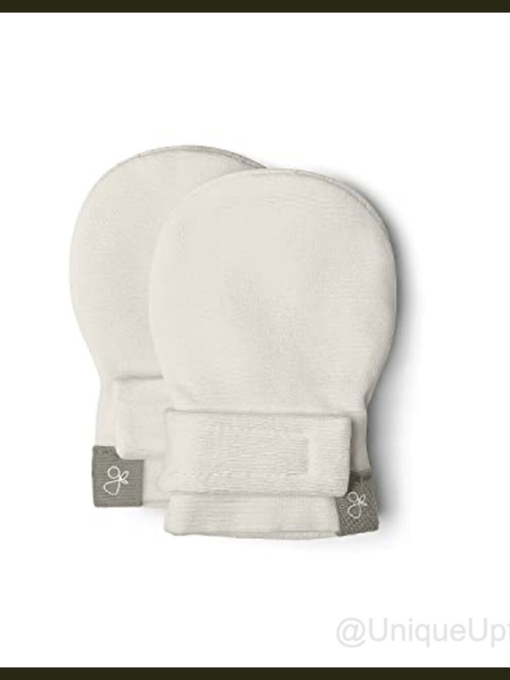Bamboo Viscose Organic Cotton Baby Mitts Anti-Scratch Stay-On Mittens
